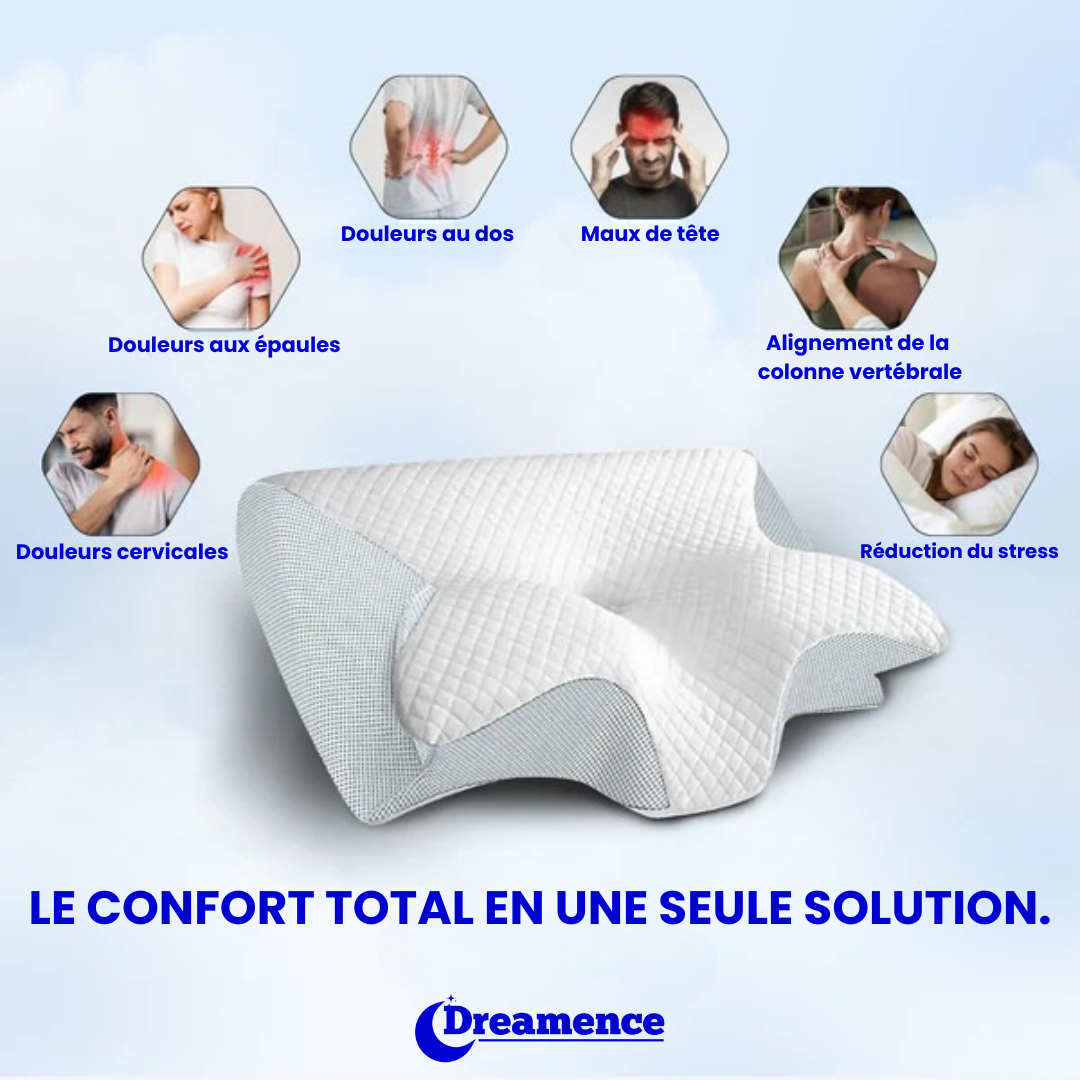 Oreiller Orthopédique Cervicale Dreamence