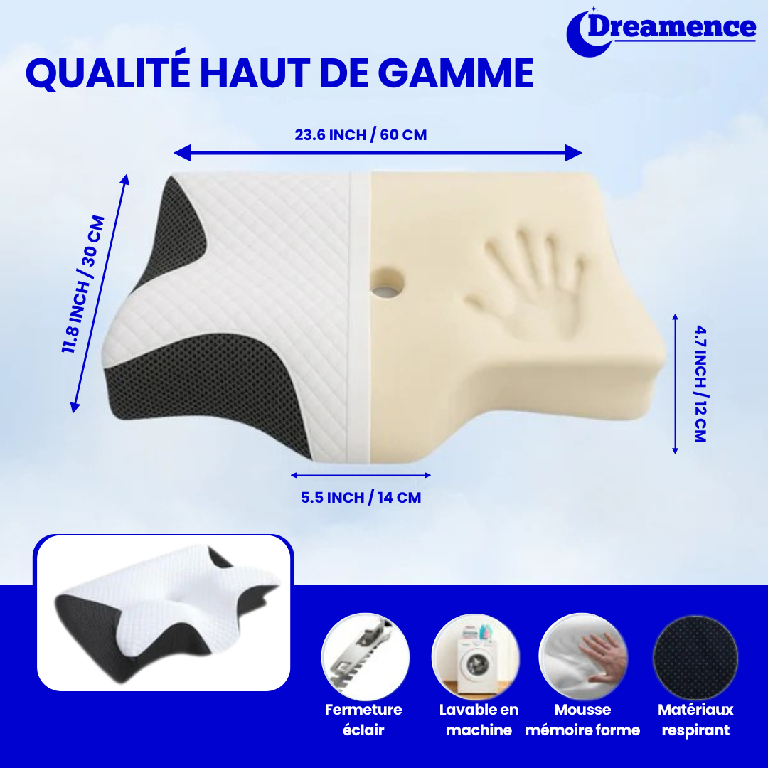 Oreiller Orthopédique Cervicale Dreamence