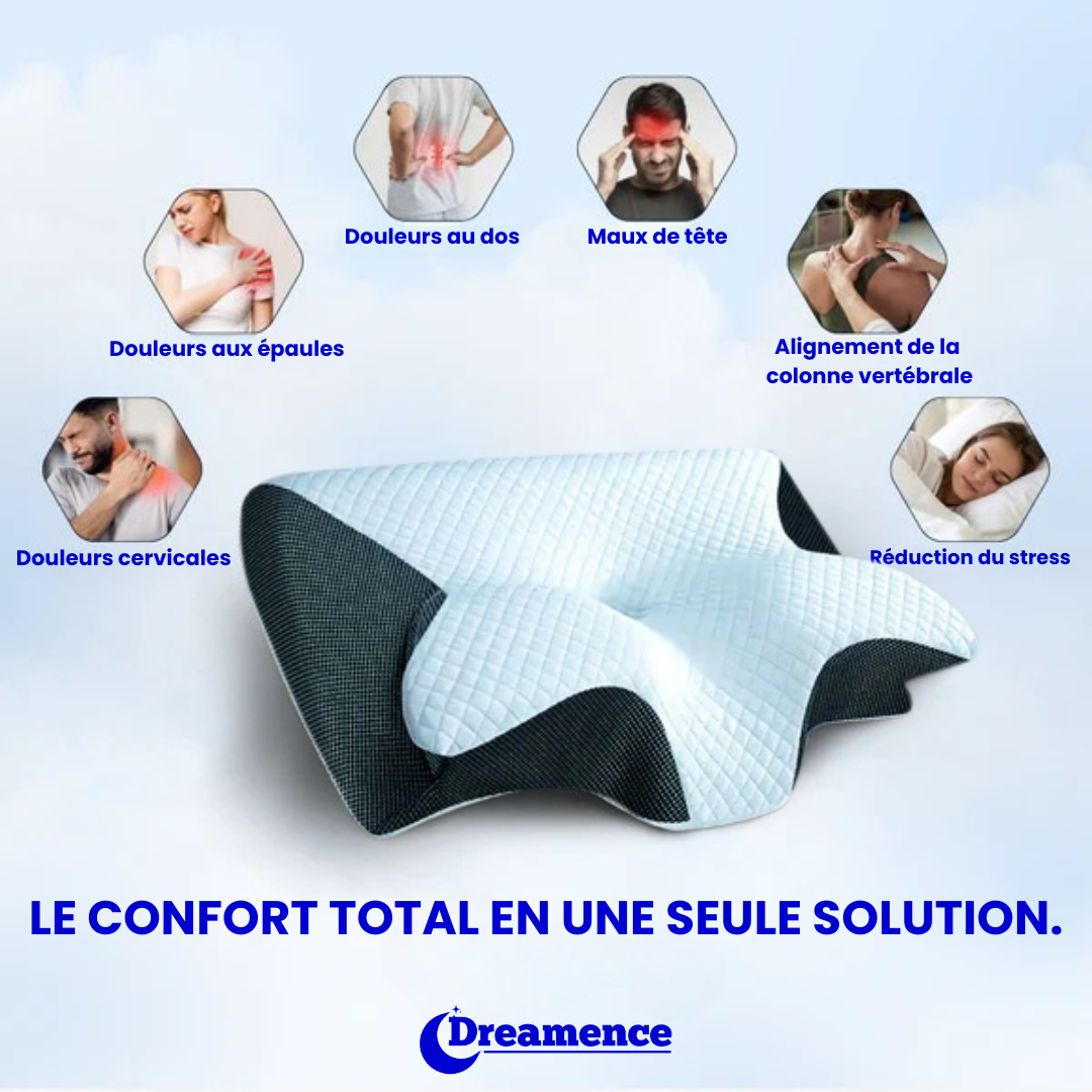 Oreiller Orthopédique Cervicale Dreamence