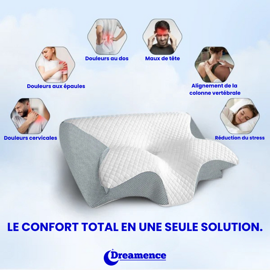 Oreiller Orthopédique Cervicale Dreamence